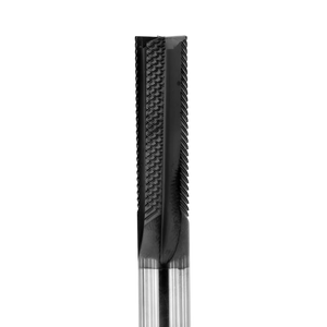 Atlas Tools 10x32 4F Composite Router Bit CVD Diamond Coating Close Up Top Half