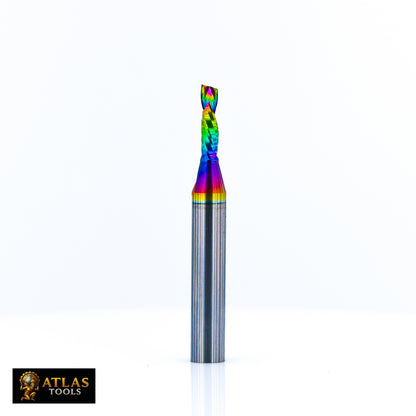 Atlas Tools Router Bit CS 3.175x12x6D DLC Coated Full View Rotation 1