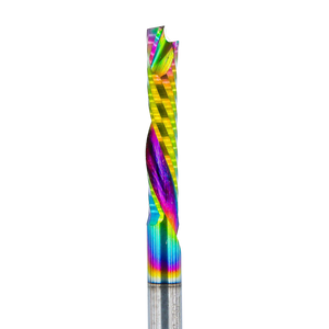 Atlas Tools Compression Router Bit Single Flute 3.175x17 Top Half View
