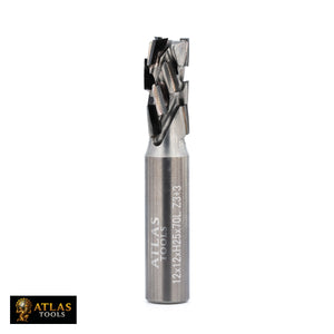 Atlas Tools Compression Spiral Router Bit PCD 12x25