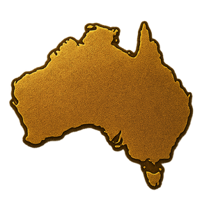 Atlas Tools Image of Australia in Atlas Tools Style