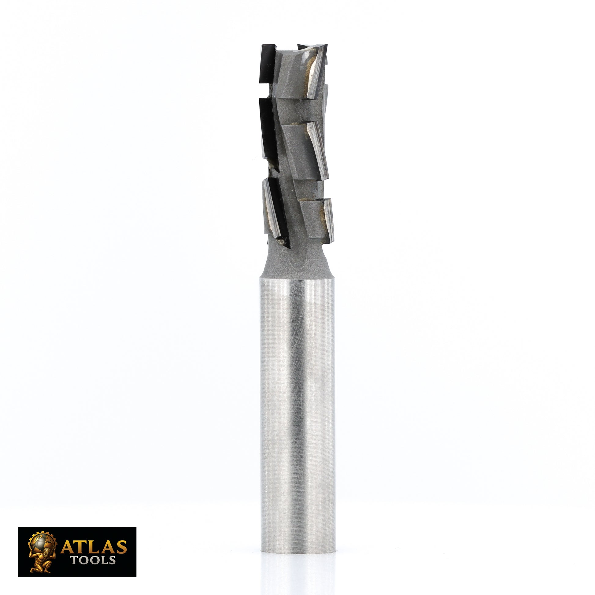 Atlas Tools PCD Compression Router Bit 10x25 Side View Full Shot