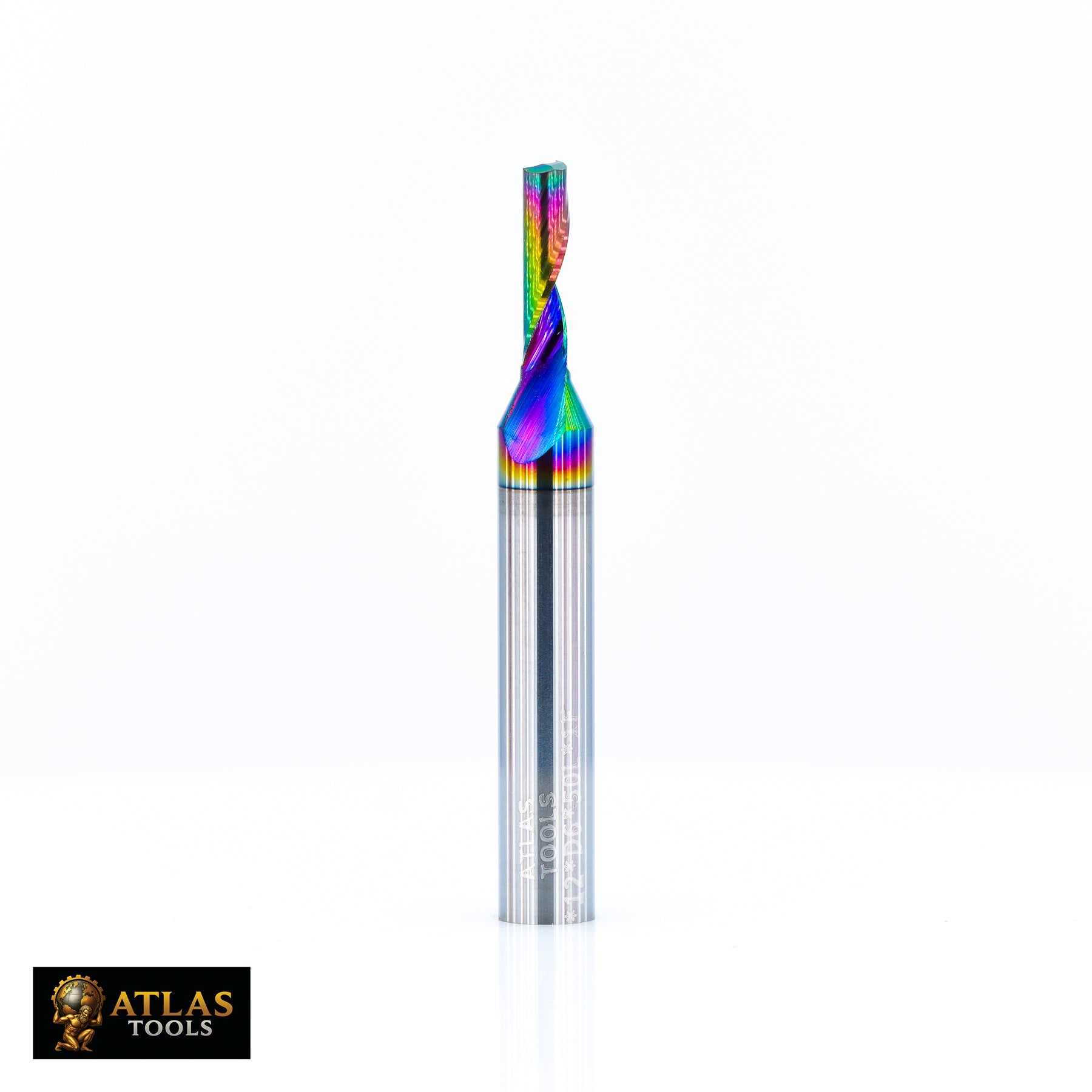 Atlas Tools Router Bit 3x12 6D Up Spiral Aluminium