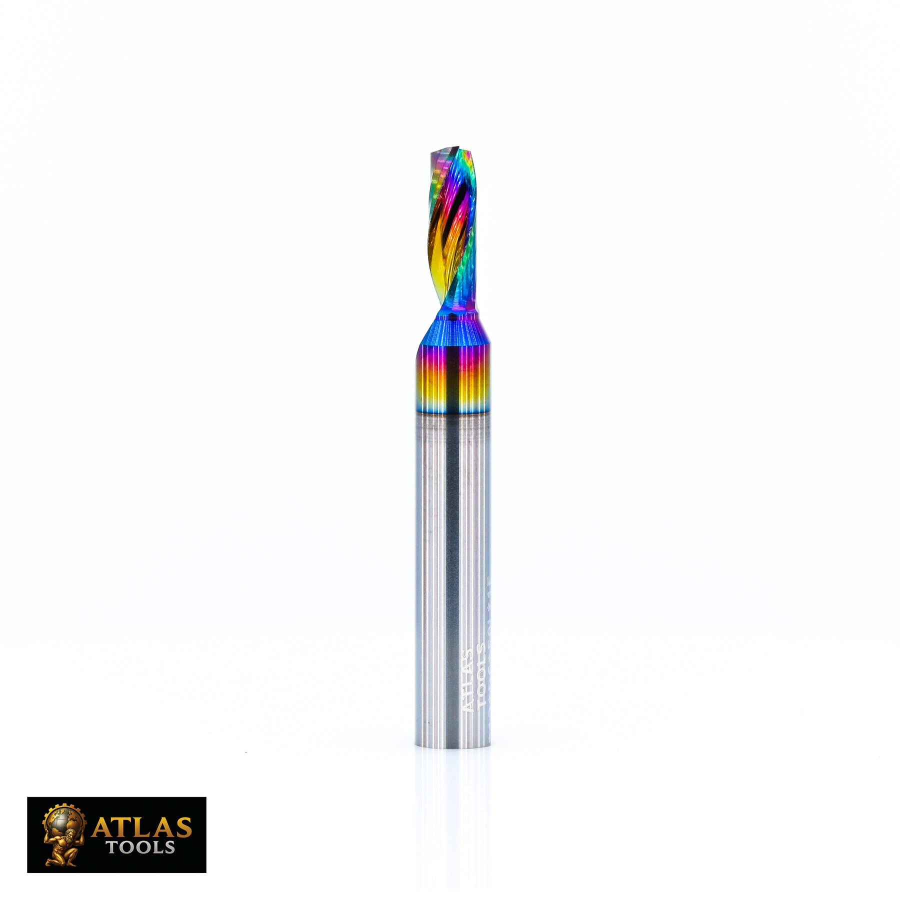 Atlas Tools Router Bit 4x12 6D Up Spiral Aluminium DLC
