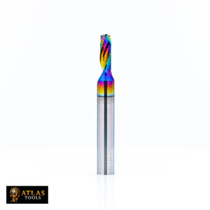 Atlas Tools Router Bit 4x12 6D Up Spiral Aluminium DLC