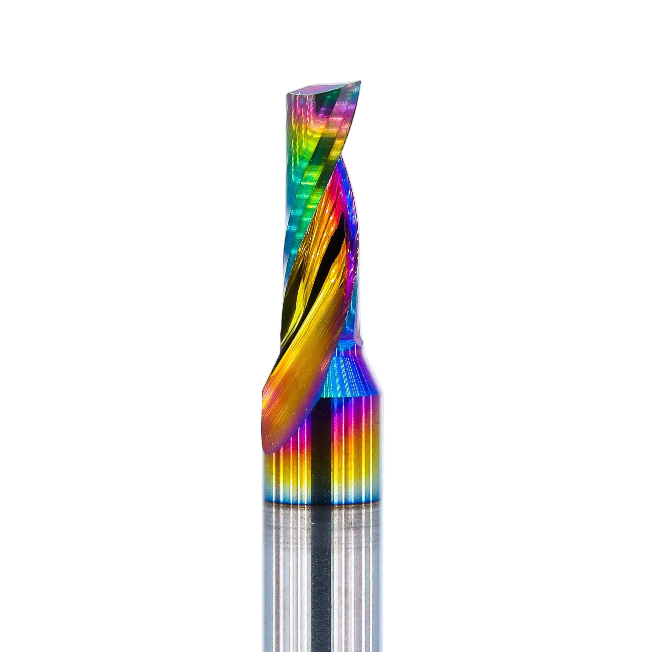 Aluminium Up-Spiral Router Bit - 4x12 6D DLC | Atlas Tools