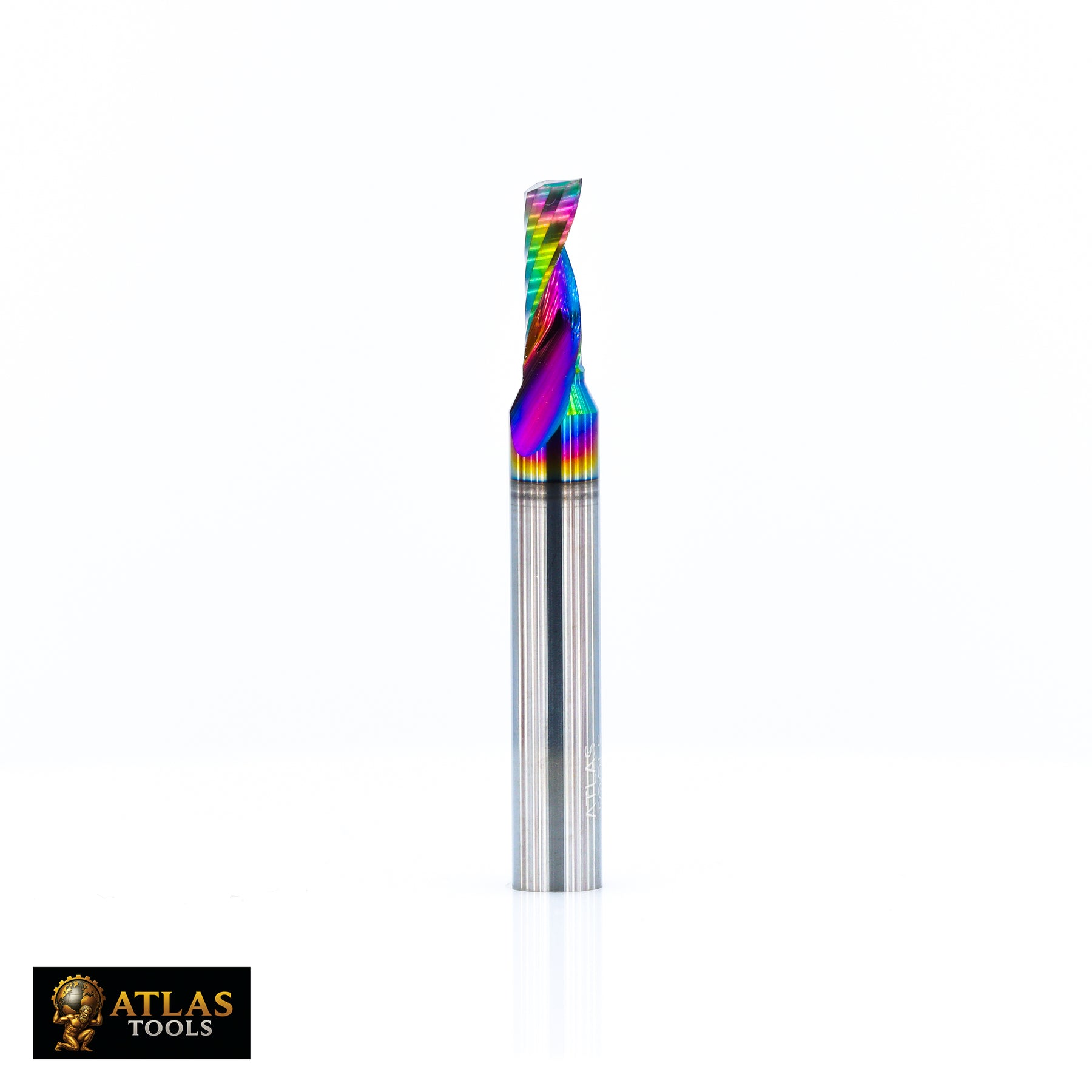 Atlas Tools Router Bit 4x12 6D Up Spiral General Purpose DLC