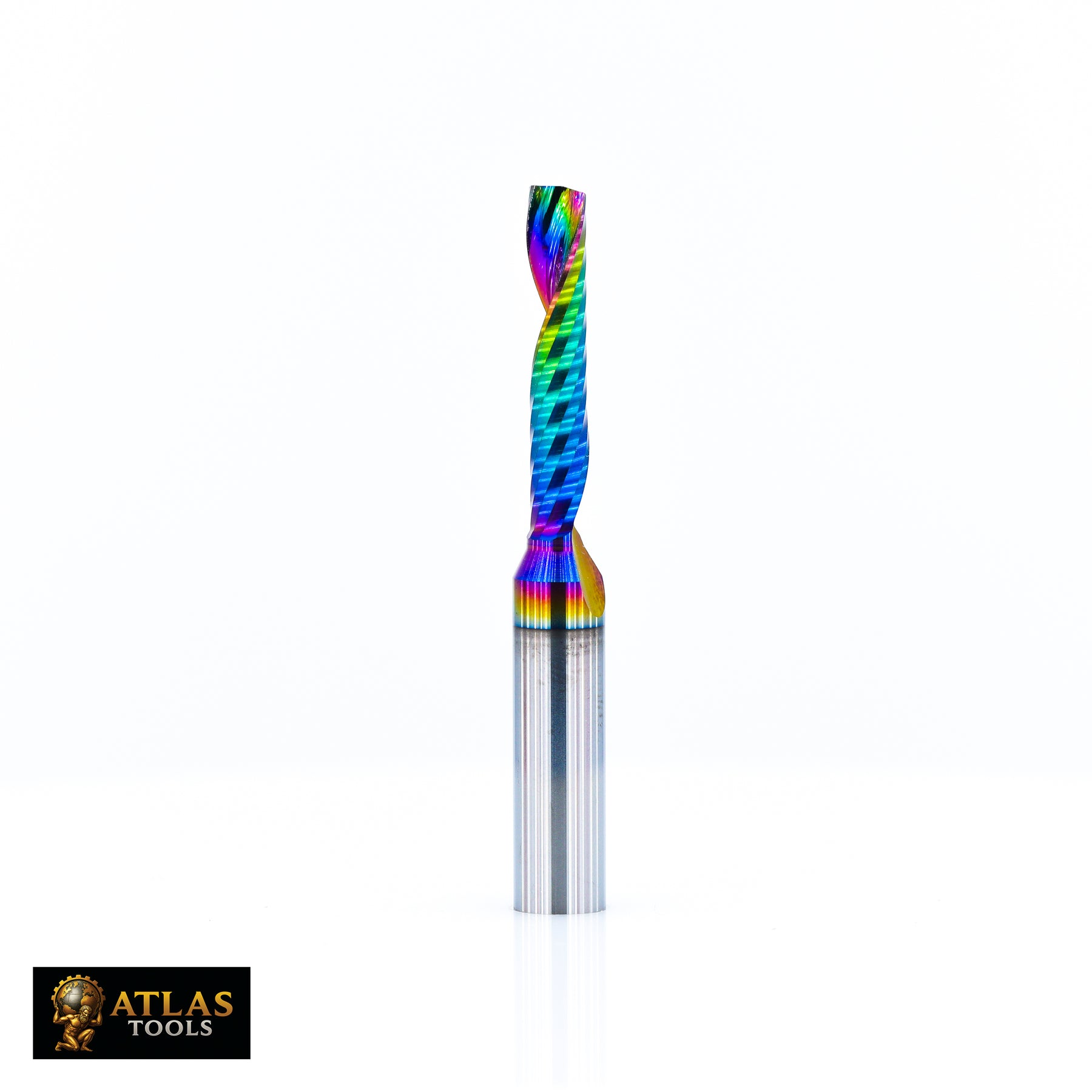 Atlas Tools Router Bit 4x22 6D Up Spiral General Purpose DLC