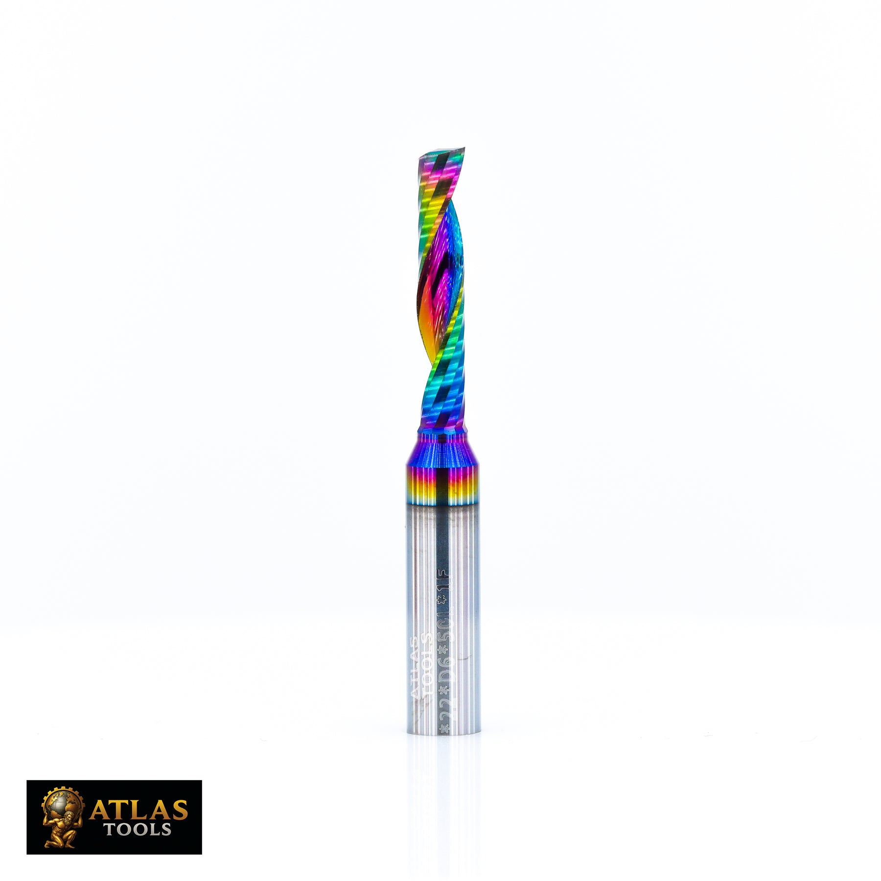 Atlas Tools Router Bit 4x22 6D Up Spiral General Purpose DLC