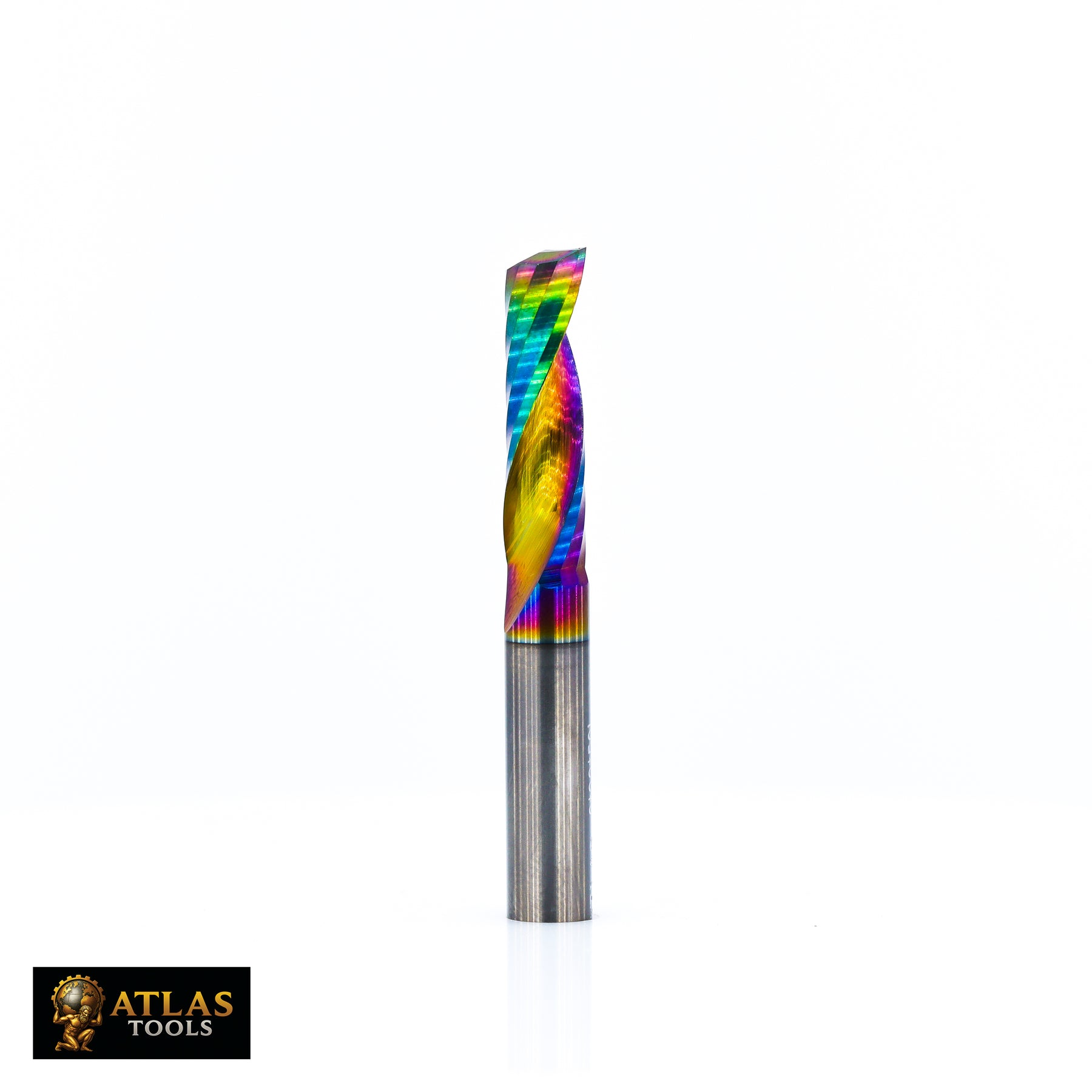 Atlas Tools Router Bit 6x22 Up Spiral General Purpose DLC