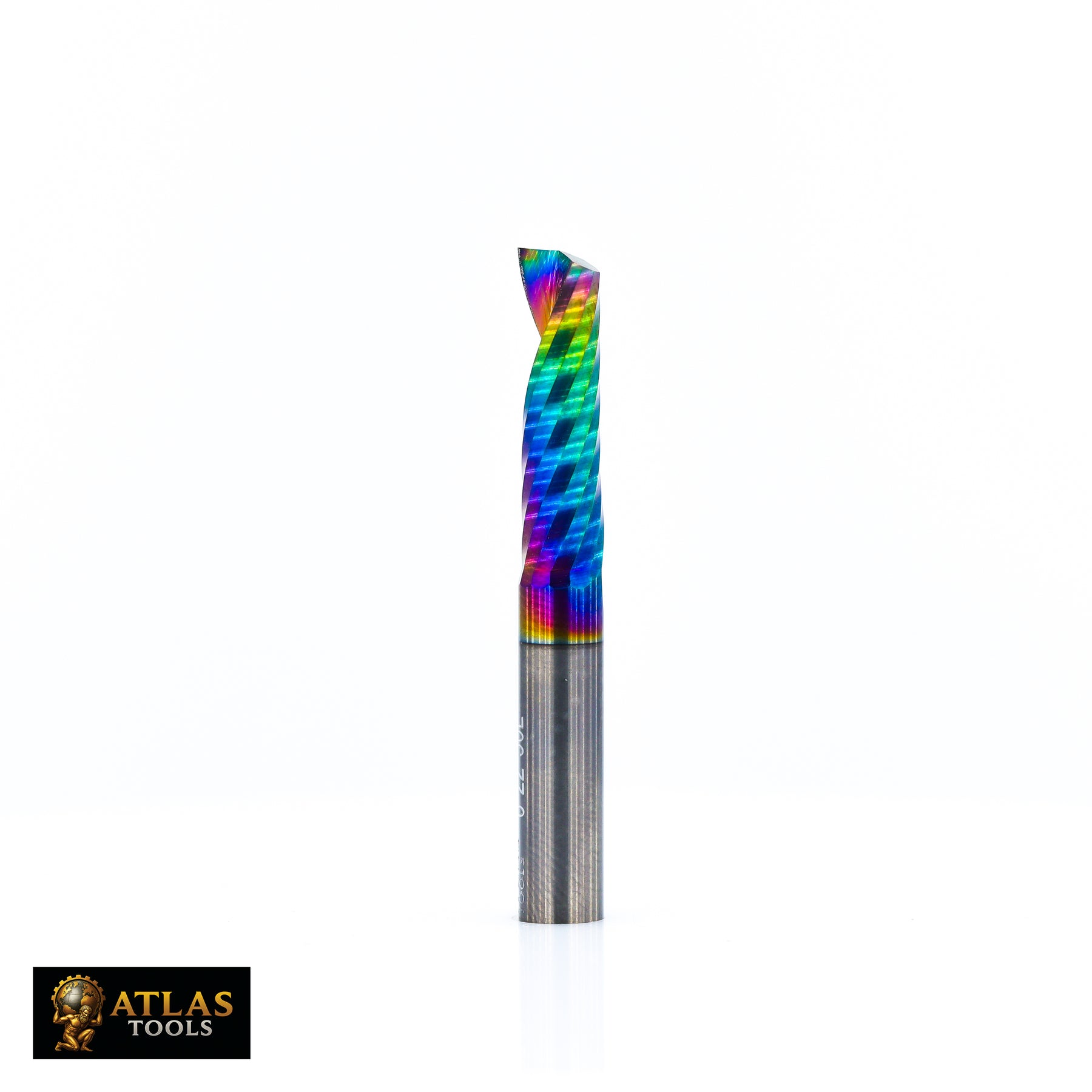 Atlas Tools Router Bit 6x22 Up Spiral General Purpose DLC