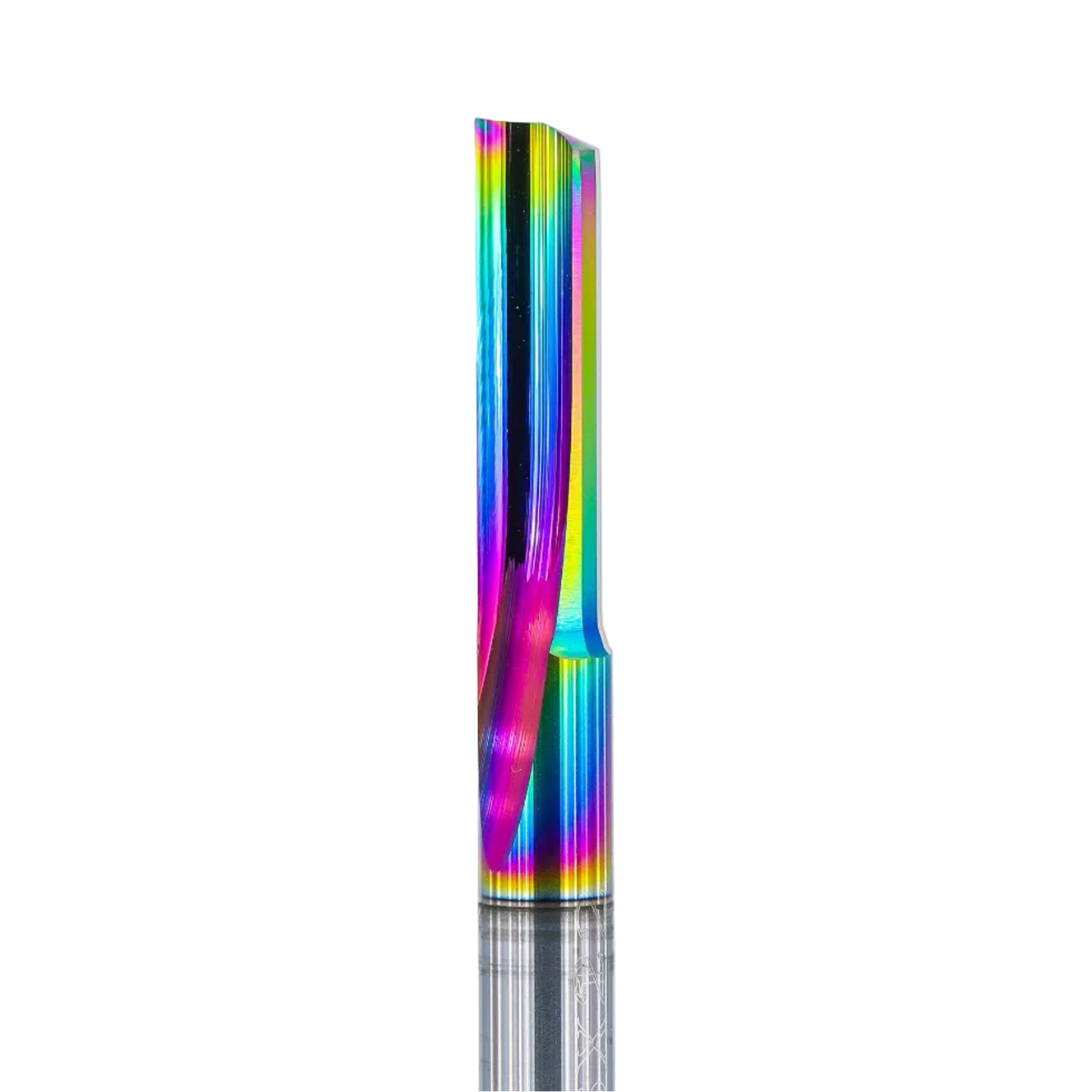Atlas Tools Straight Flute Router Bit 6x22 DLC 1F Top Half View