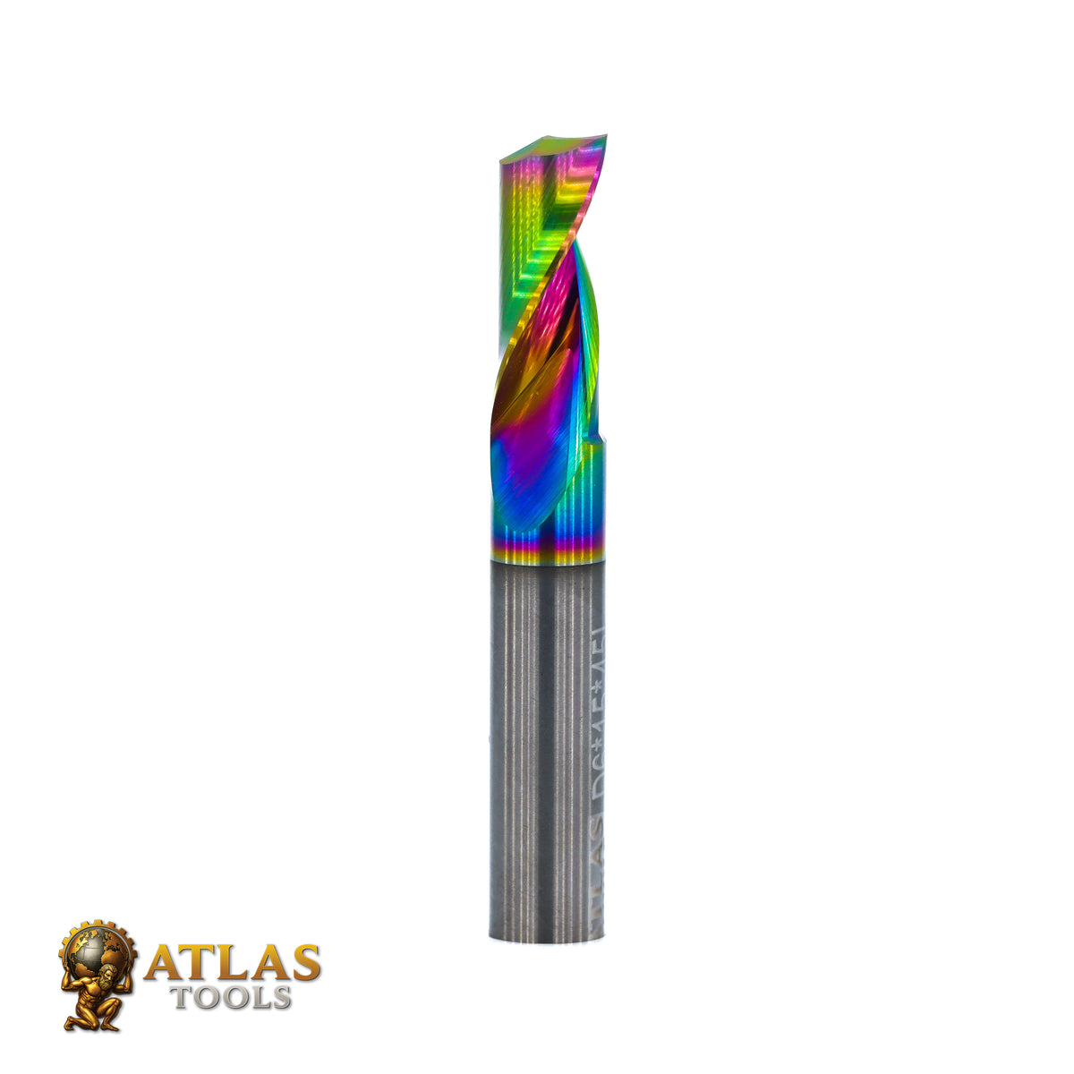 Atlas Tools Up Spiral Aluminium router Bit 6x15 DLC Coated