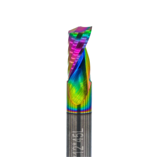 Atlas Tools Up Spiral Plastic 6x12 with DLC Coating MAINSHOT CLOSEUP