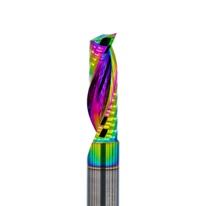 Atlas Tools Up Spiral Router Bit 10x32 DLC ULTRAPOLISHED CLOSEUP