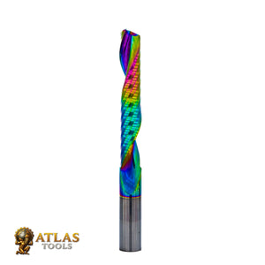 Atlas Tools Up Spiral Router Bit 12x72 DLC Coated