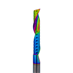 Atlas Tools Up Spiral Router Bit 12x72 DLC Coated MAINSHOT CLOSEUP