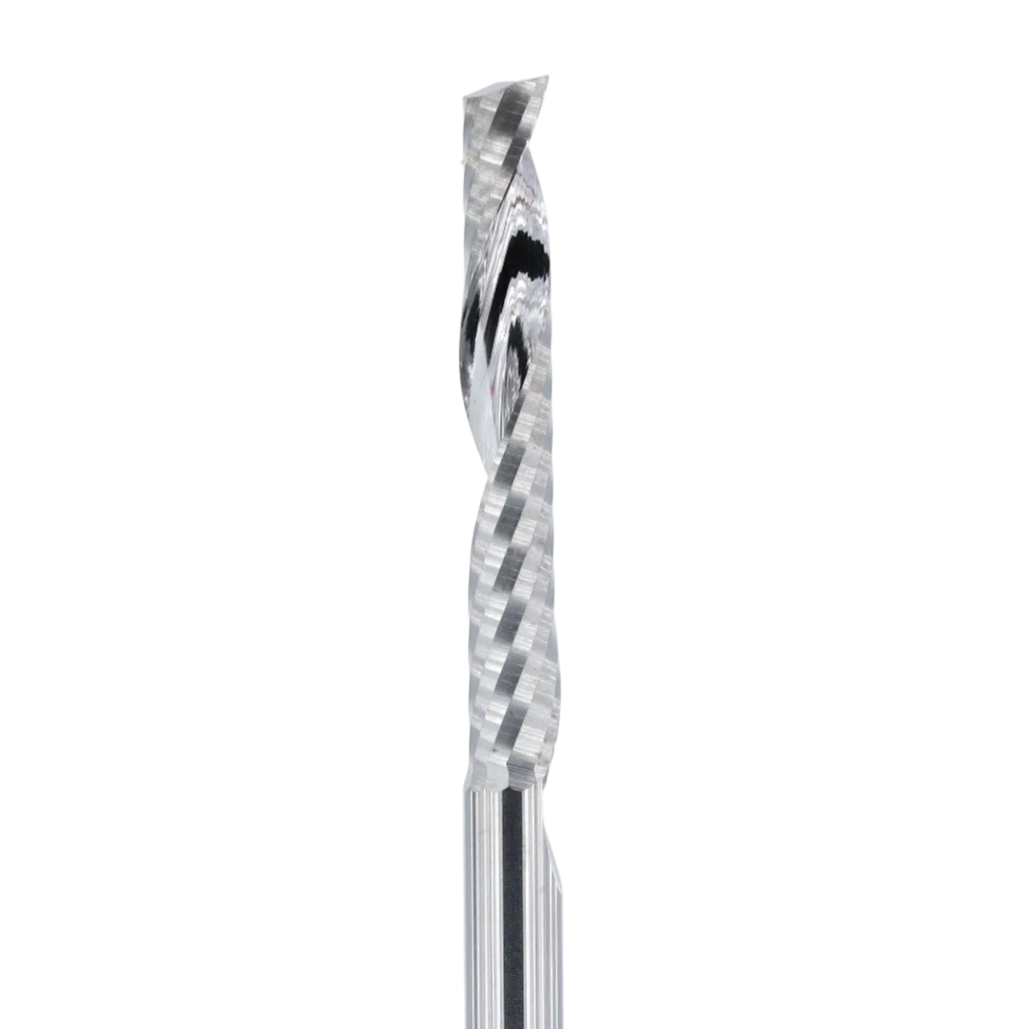 Shadow Foam Router Bit Plastic Up Spiral Router Bit - 3.175x22 | Atlas Tools