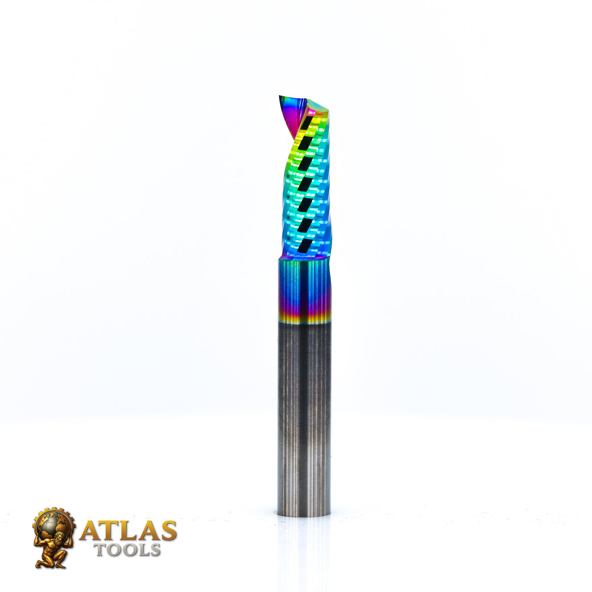 Atlas Tools Up Spiral Router Bit 6x17 DLC Coating Ultrapolish