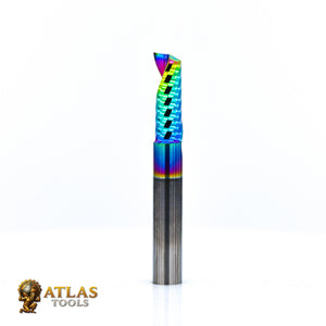 Atlas Tools Up Spiral Router Bit 6x17 DLC Coating Ultrapolish