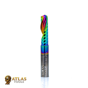 Atlas Tools Up Spiral Router Bit 6x22 DLC ULTRAPOLISHED