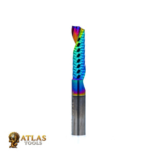 Atlas Tools Up Spiral Router Bit 6x22 DLC ULTRAPOLISHED