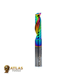 Atlas Tools Up Spiral Router Bit 6x22 DLC ULTRAPOLISHED