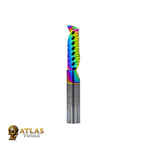 Atlas Tools Up Spiral Router Bit 8x25 DLC Coated Ultrapolished 