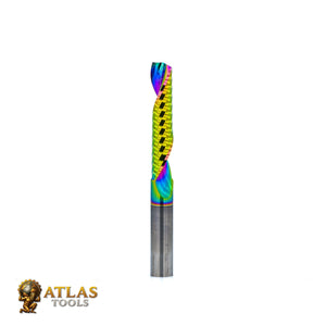 Atlas Tools Up Spiral Router Bit DLC Coated Ultrapolished
