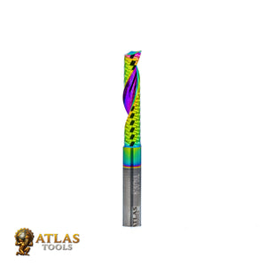 Atlas Tools Up Spiral Router Bit DLC Coated Ultrapolished