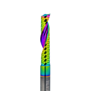 Atlas Tools Up Spiral Router Bit DLC Coated Ultrapolished CLOSEUP
