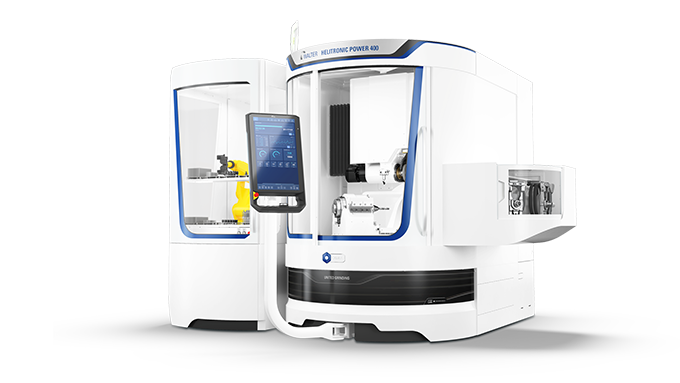 Front View of Walter Helitronic Grinding Machine Atlas Tools