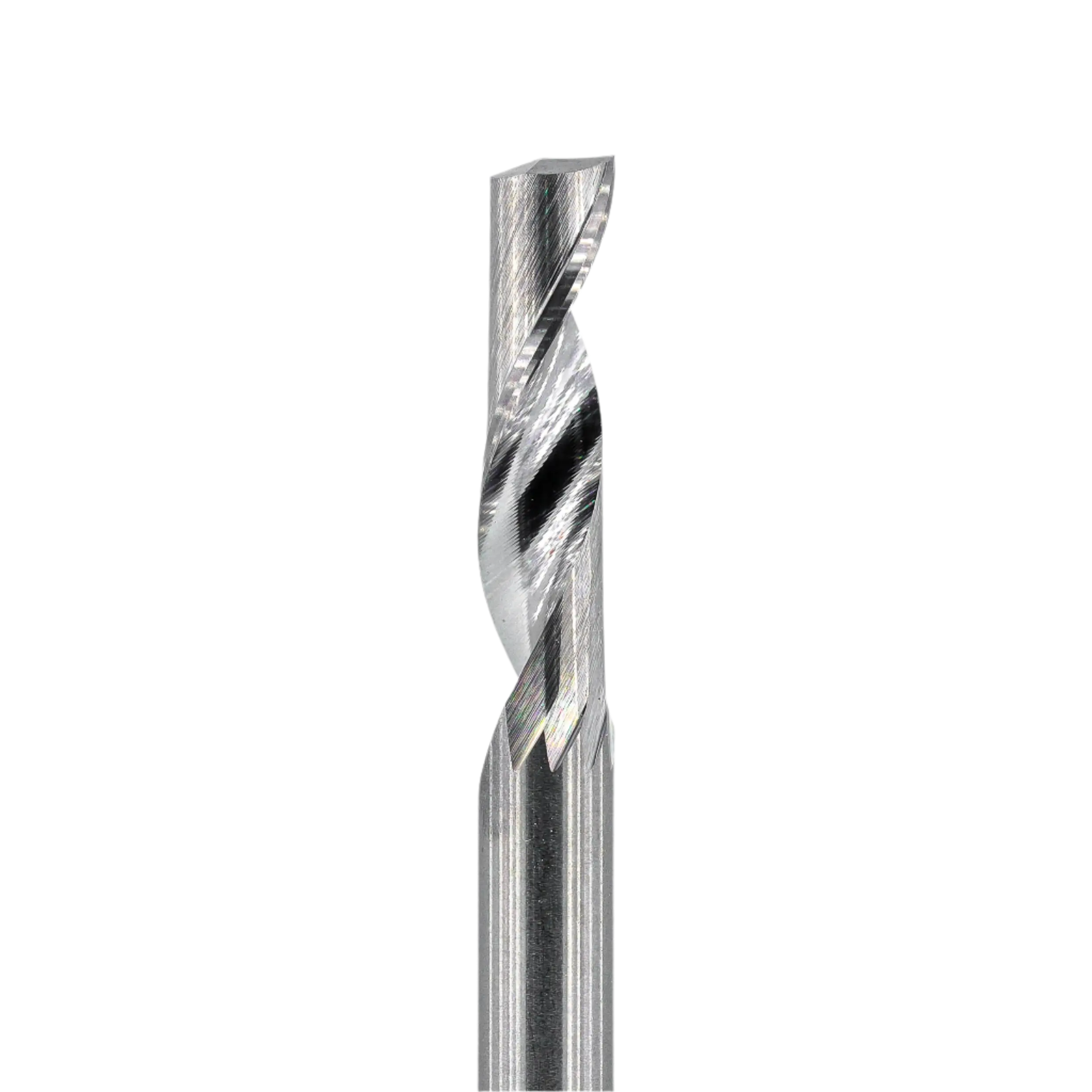 Aluminium Up-Spiral Router Bit - 3.175x12 6x22 | Atlas Tools