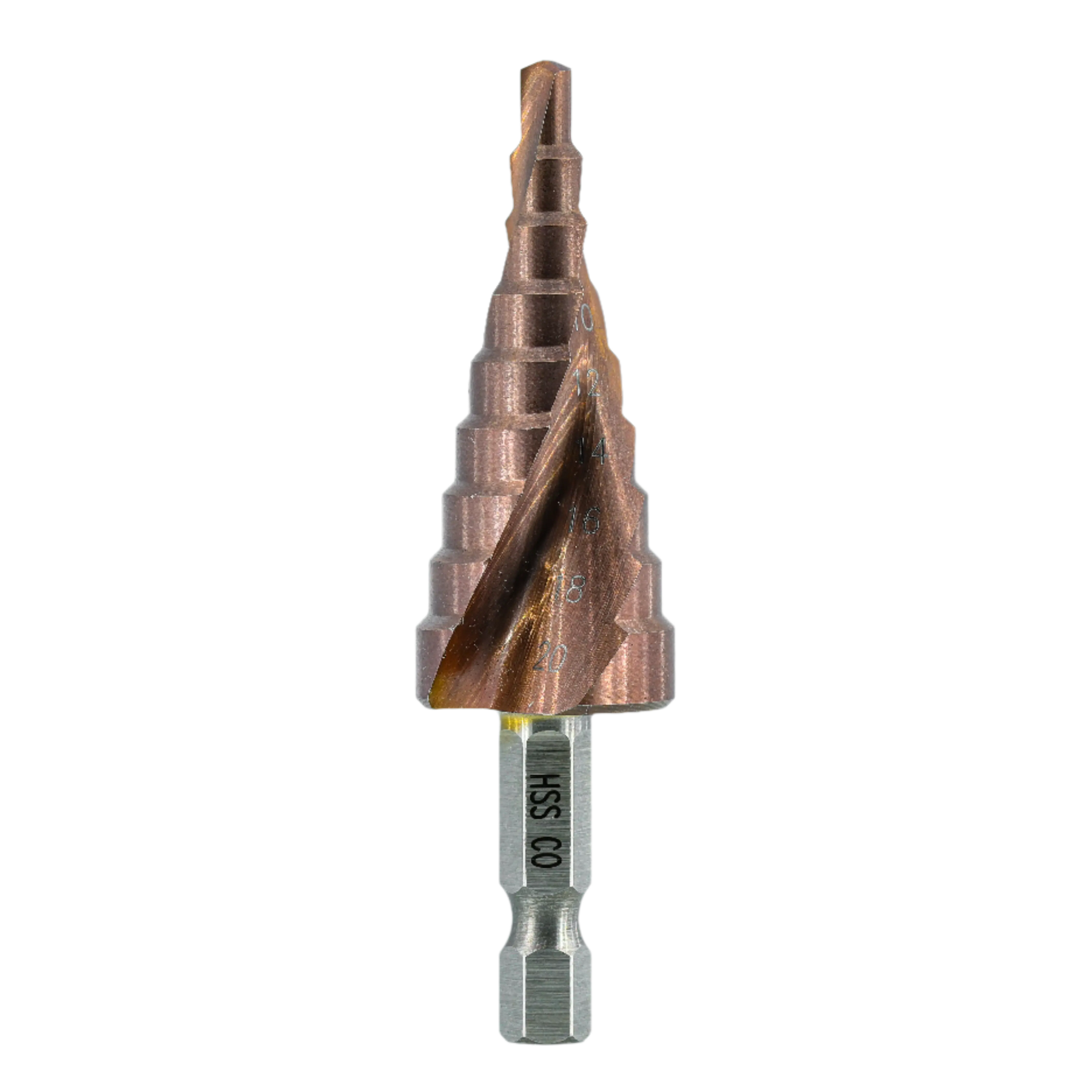 Step Drill Bit - M35 4-20mm (Uncoated) Atlas Tools