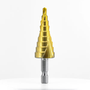 Step Drill Bit - 6542 4-20mm (TiN Coating) Atlas Tools