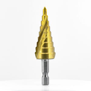 Step Drill Bit - 6542 4-20mm (TiN Coating) Atlas Tools