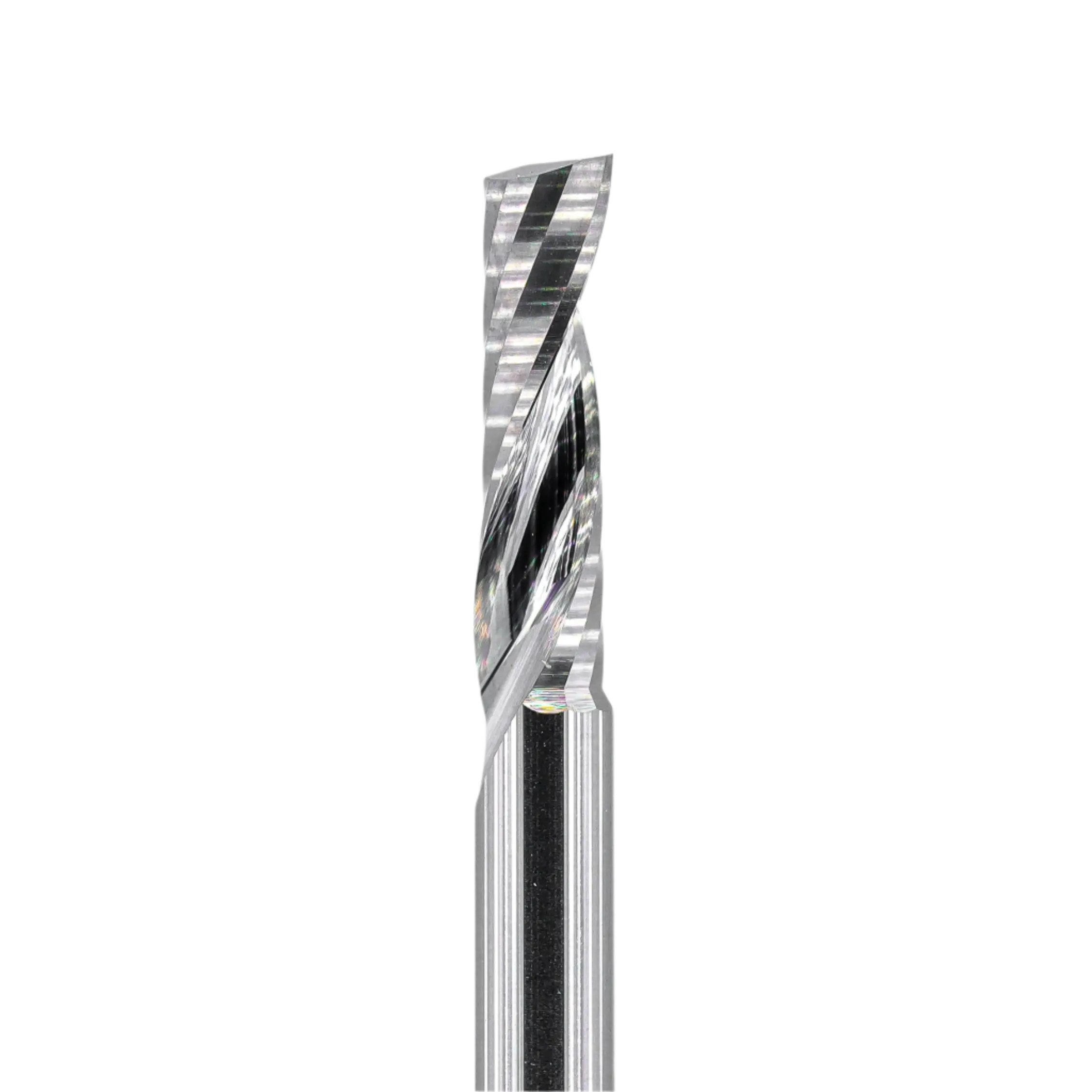 Shadow Foam Router Bit Plastic Up Spiral Router Bit - 3.175x12 | Atlas Tools