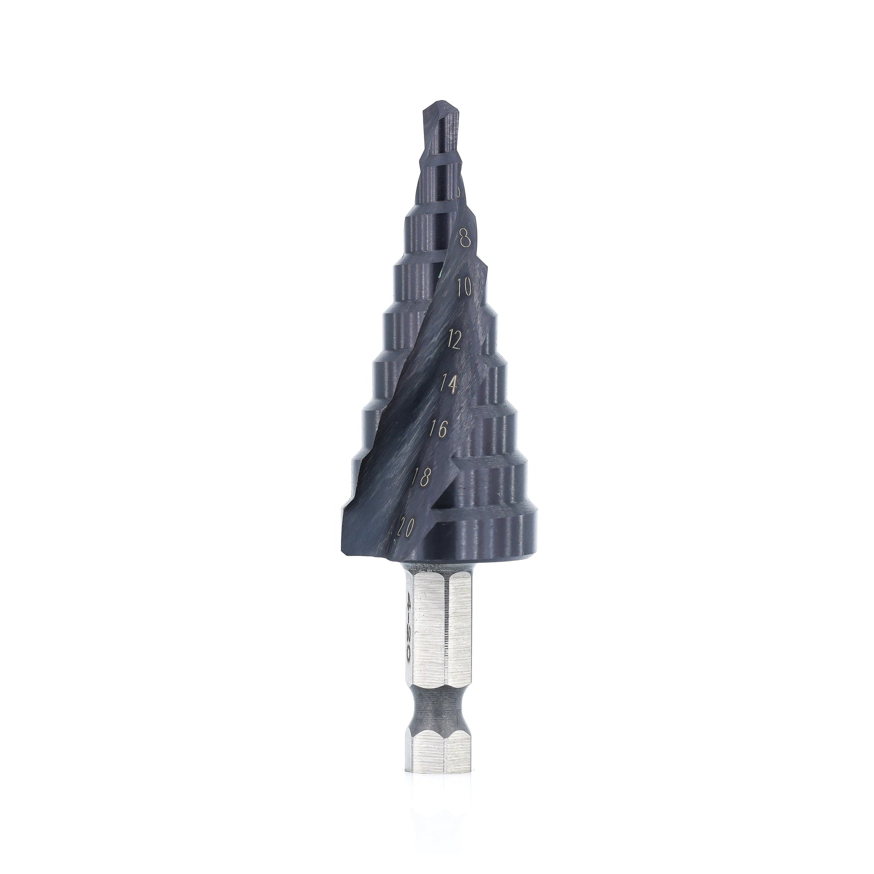Step Drill Bit - M35 4-20mm (TiAlN Coating) Atlas Tools