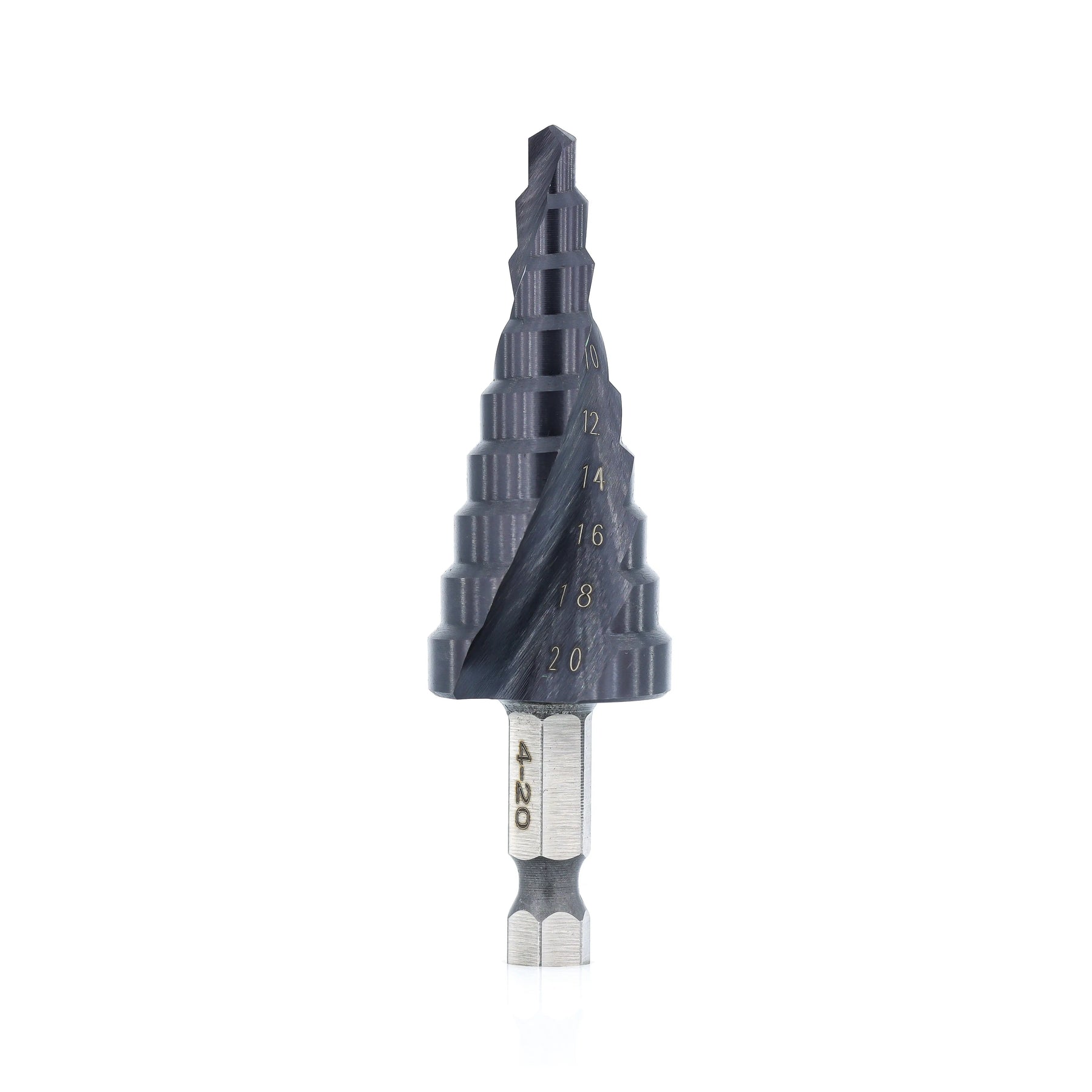 Step Drill Bit - M35 4-20mm (TiAlN Coating) Atlas Tools