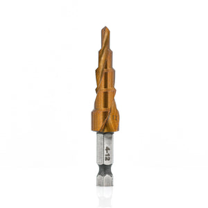 Step Drill Bit - M35 4-12mm 2mm (Uncoated) Atlas Tools