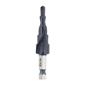 Step Drill Bit - M35 4-12mm (TiAlN Coating) Atlas Tools