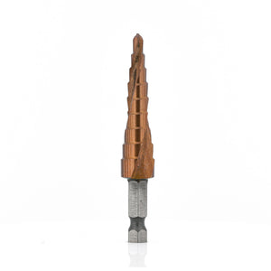 Step Drill Bit - M35 4-12mm 1mm (Uncoated) Atlas Tools