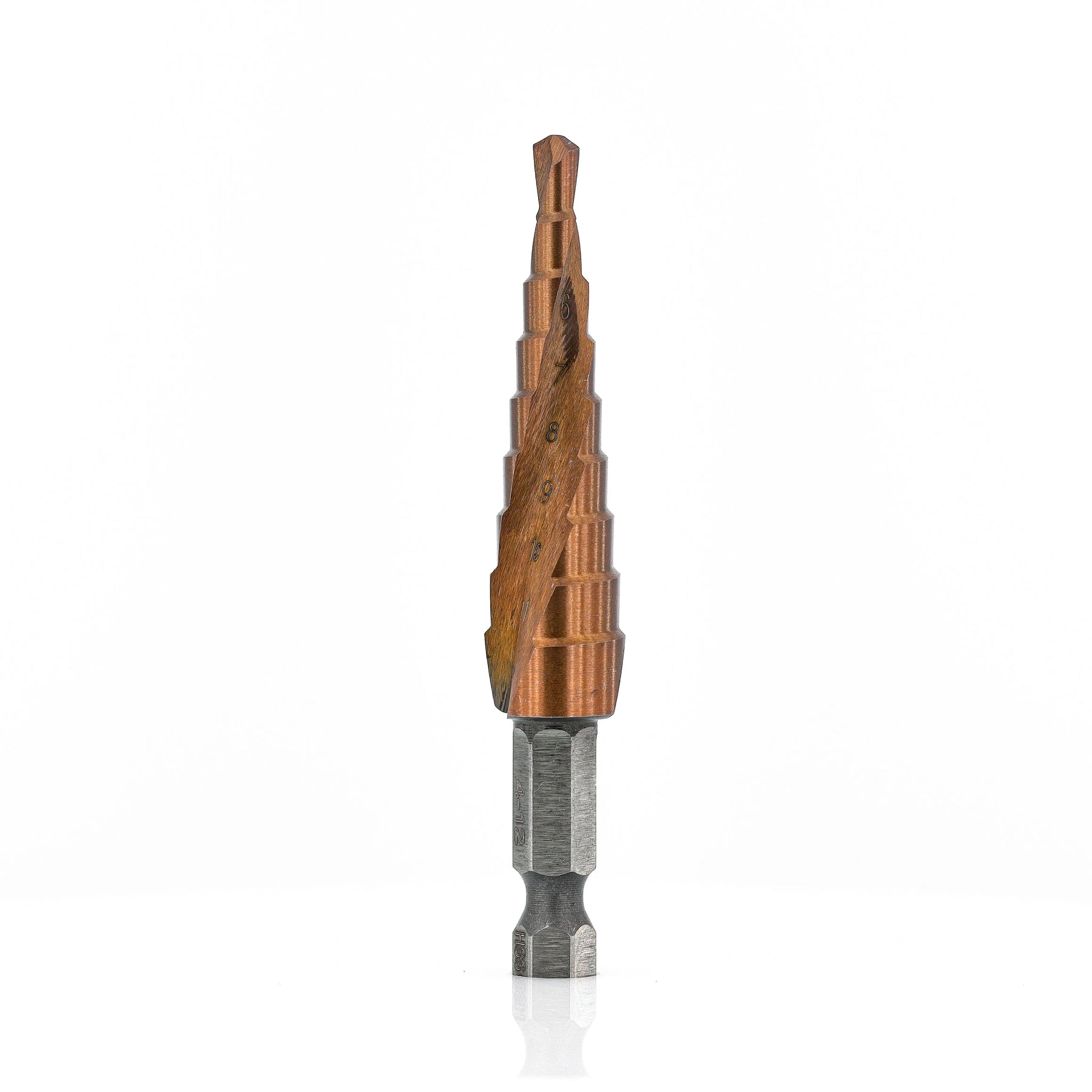 Step Drill Bit - M35 4-12mm 1mm (Uncoated) Atlas Tools