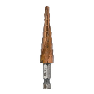 Step Drill Bit - M35 4-12mm 1mm (Uncoated) Atlas Tools