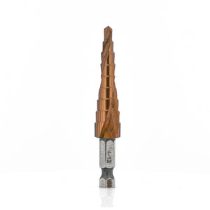 Step Drill Bit - M35 4-12mm 1mm (Uncoated) Atlas Tools
