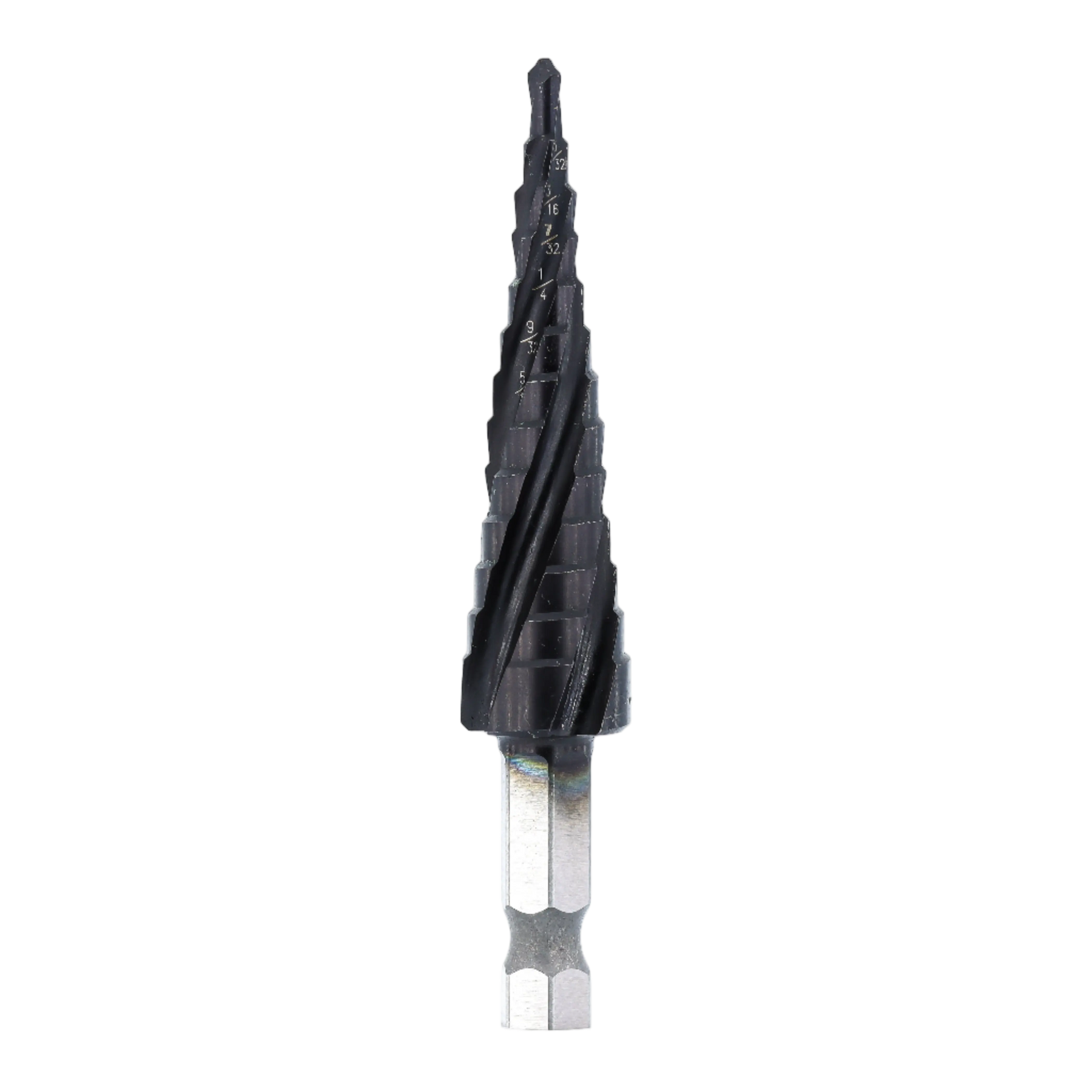 Step Drill Bit - M35 1'8'' - 1'2'' (TiAlN Coating) Atlas Tools