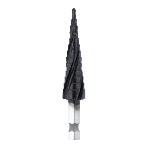 Step Drill Bit - M35 1'8'' - 1'2'' (TiAlN Coating) Atlas Tools
