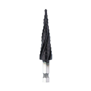 Step Drill Bit - M35 1'8'' - 1'2'' (TiAlN Coating) Atlas Tools