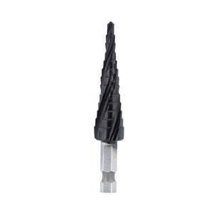 Step Drill Bit - M35 1'8'' - 1'2'' (TiAlN Coating) Atlas Tools