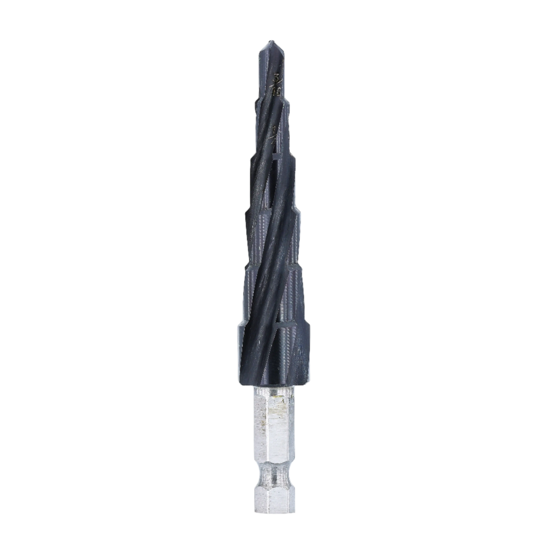 Step Drill Bit - M35 3'16'' - 1'2'' (TiAlN Coating) Atlas Tools